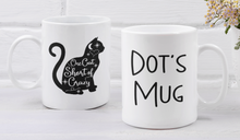 Load image into Gallery viewer, Purrsonalised Mug: Tailored Cat Design Just for You | Crazy Cat Custom Mug