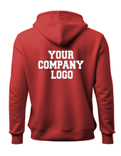 Load image into Gallery viewer, Custom Branded Hoodie with Business Logo – Front & Back Personalisation