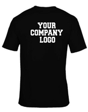 Load image into Gallery viewer, Custom T-Shirt with Business Logo – Front & Back Personalisation