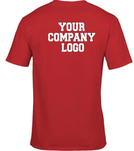 Load image into Gallery viewer, Custom T-Shirt with Business Logo – Front & Back Personalisation
