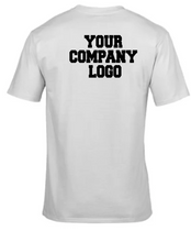 Load image into Gallery viewer, Custom T-Shirt with Business Logo – Front & Back Personalisation