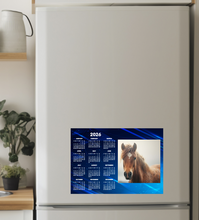 Load image into Gallery viewer, Custom Photo 2026 Magnetic Calendar | for Portrait Photos