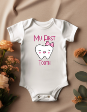 Load image into Gallery viewer, "My First Tooth" baby vest (Copy)