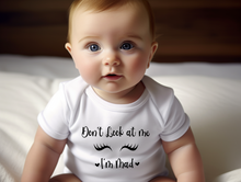 Load image into Gallery viewer, "Don't Look at Me, I'm Mad" baby vest