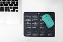 Load image into Gallery viewer, 2027 Calendar Mouse Mat | 2027 Calendar Mouse Pad (Copy)