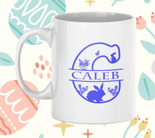 Load image into Gallery viewer, Split Letter Easter Design Mug