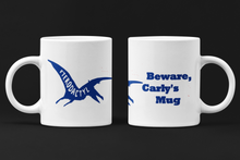 Load image into Gallery viewer, Beware Dinosaur Design Personalised Mug