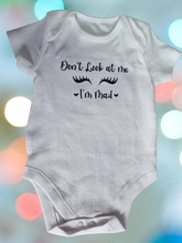 Load image into Gallery viewer, "Don't Look at Me, I'm Mad" baby vest