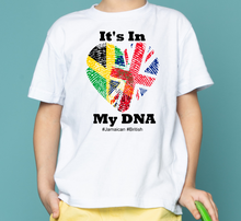 Load image into Gallery viewer, It's In My DNA Fingerprint Heart Design T-Shirt