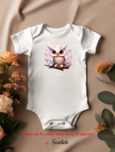 Load image into Gallery viewer, Cute Animal Design Baby Vest | Teddy Design Baby Vest | Owl Design Baby Vest | Elephant Design Baby Vest | Personalised Baby Vest