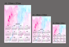 Load image into Gallery viewer, Custom Photo 2025 Magnetic Calendar | for Landscape Photos