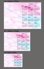 Load image into Gallery viewer, Custom Photo 2025 Magnetic Calendar | for Portrait Photos