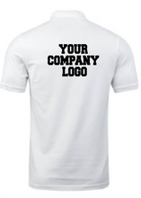Load image into Gallery viewer, Personalised Polo Shirt with Custom Business Logo – Front & Back Print