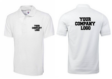 Load image into Gallery viewer, Personalised Polo Shirt with Custom Business Logo – Front & Back Print