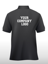 Load image into Gallery viewer, Personalised Polo Shirt with Custom Business Logo – Front & Back Print