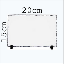 Load image into Gallery viewer, Personalised Photo Slate | Personalised Rectangle Photo Plaque