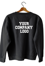 Load image into Gallery viewer, Personalised Sweatshirt with Business Logo – Custom Front & Back Print