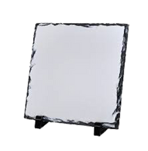 Load image into Gallery viewer, Personalised Photo Slate | Personalised Square Photo Plaque