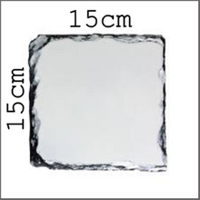 Load image into Gallery viewer, Personalised Photo Slate | Personalised Square Photo Plaque
