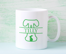 Load image into Gallery viewer, Split Letter Easter Design Mug