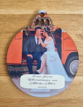 Load image into Gallery viewer, Personalised Christmas Decoration | Custom Wooden Bauble Decoration