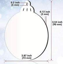Load image into Gallery viewer, Personalised Christmas Decoration | Custom Wooden Bauble Decoration