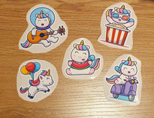 Load image into Gallery viewer, Glossy Vinyl Cute Kawaii Stickers | laptop stickers | phone stickers | journal stickers
