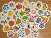 Load image into Gallery viewer, Glossy Vinyl Cute Kawaii Stickers | laptop stickers | phone stickers | journal stickers