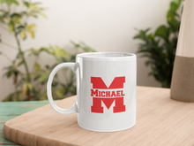 Load image into Gallery viewer, Personalised Initial Mug with monogram design | Split Letter design