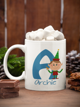 Load image into Gallery viewer, Personalised Christmas Elf Mug