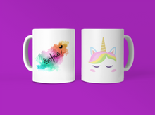 Load image into Gallery viewer, Personalised Unicorn Mug | Custom Unicorn Mug