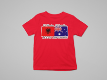 Load image into Gallery viewer, 50/50% flag and 100% Awesome Children's T-Shirt