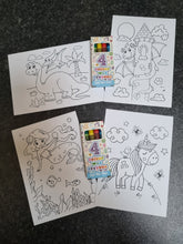Load image into Gallery viewer, Colour in Magnet Pack inc Crayons