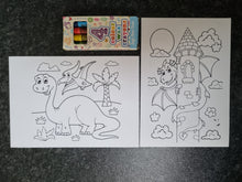 Load image into Gallery viewer, Colour in Magnet Pack inc Crayons