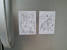 Load image into Gallery viewer, Colour in Magnet Pack inc Crayons