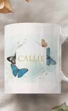 Load image into Gallery viewer, Personalised Butterfly Mug