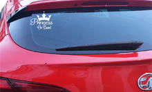 Load image into Gallery viewer, Princess on Board Vinyl Car Sticker