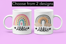 Load image into Gallery viewer, Personalised Rainbow Design Mug | Custom 11oz Rainbow mug