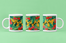 Load image into Gallery viewer, Personalised Flower Banner Mug | Custom Flower Wrap Mug