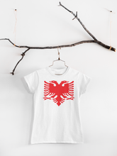 Load image into Gallery viewer, Albanian eagle Round Neck Casual (Women T-shirt)