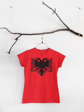 Load image into Gallery viewer, Albanian eagle Round Neck Casual (Women T-shirt)
