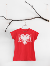 Load image into Gallery viewer, Albanian eagle Round Neck Casual (Women T-shirt)