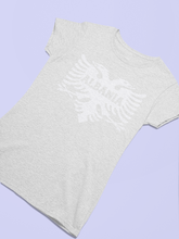 Load image into Gallery viewer, Albanian eagle with Albania text on the middle (Women T-shirt)