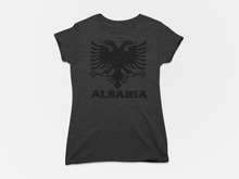 Load image into Gallery viewer, Albanian eagle with Albania text on the bottom ( Women T-shirt )