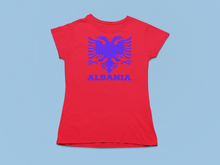 Load image into Gallery viewer, Albanian eagle with Albania text on the bottom ( Women T-shirt )