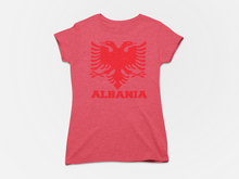 Load image into Gallery viewer, Albanian eagle with Albania text on the bottom ( Women T-shirt )