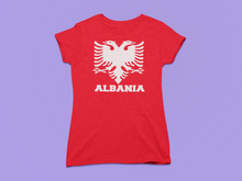 Load image into Gallery viewer, Albanian eagle with Albania text on the bottom ( Women T-shirt )