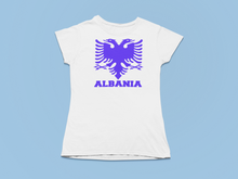 Load image into Gallery viewer, Albanian eagle with Albania text on the bottom ( Women T-shirt )