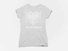 Load image into Gallery viewer, Albanian eagle with Albania text on the bottom ( Women T-shirt )
