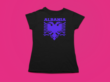 Load image into Gallery viewer, Albanian eagle with Albania text the top ( Women T-shirt)